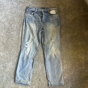 Lucky brand size 14 ripped jeans